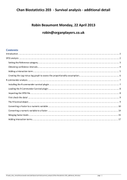 additional information for Chan article