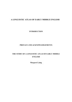 a linguistic atlas of early middle english
