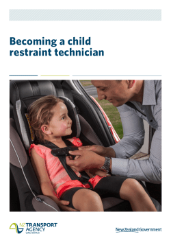Becoming a child restraint technician