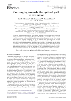 Converging towards the optimal path to extinction