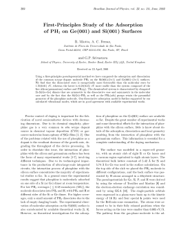 First-Principles Study of the Adsorption of PH3 on Ge(001) and Si