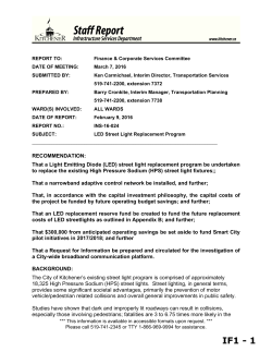 IF1 - 1 - City of Kitchener