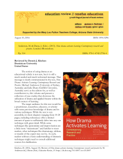 How drama activates learning: Contemporary