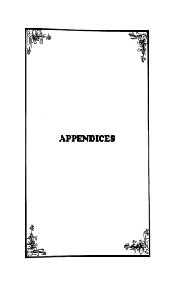 appendices - Shodhganga