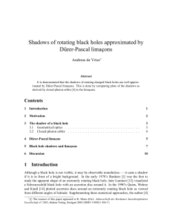 Shadows of rotating black holes approximated by Duerer