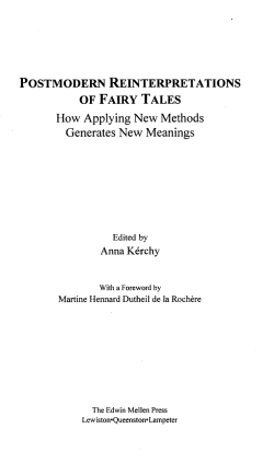 postmodern reinterpretations of fairy tales