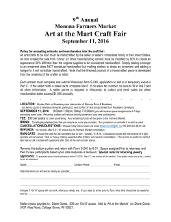 application - Monona Farmers` Market