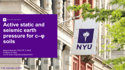 Active static and seismic earth pressure for c&ndash;&phi; soils