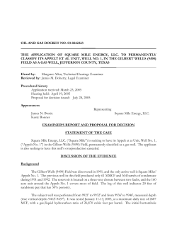 PFD - Railroad Commission