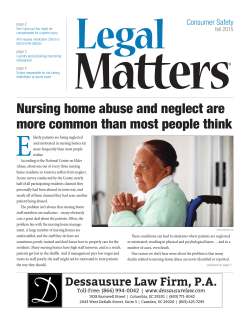 Nursing home abuse and neglect are more common than most