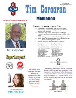 Spring 2015 - Mediate.com