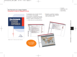 Gran Diccionario de la Lengua Espa&ntilde;ola Comprehensive Spanish