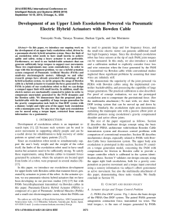 Development of an Upper Limb Exoskeleton Powered via