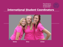 International Student Ambassador Program