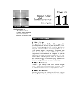 Appendix: Indifference Curves