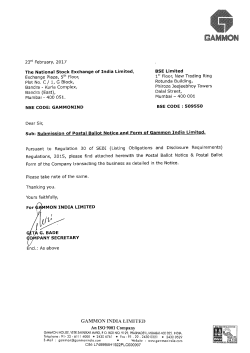 gammon india limited