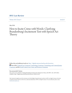 How to Incite Crime with Words