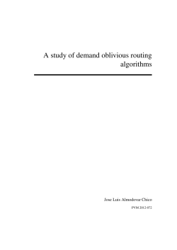 A study of demand oblivious routing algorithms