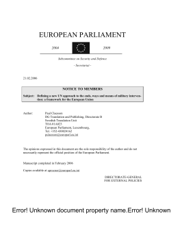 Criteria for the use of force: Balancing the ends, ways and means of