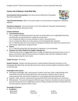 Food Web Hike - Arlington Echo