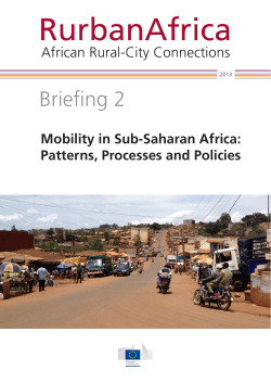 RurbanAfrica Briefing No. 2