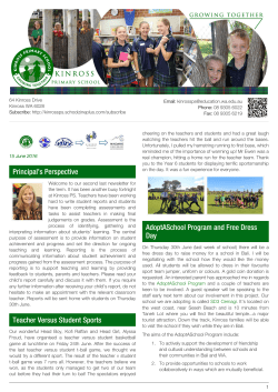 15th June - Kinross Primary School