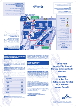 Clinical Visits Auckland City Hospital Starship Children`s Health