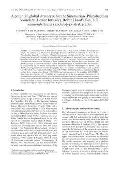 geo 467 Hesselbo - Geological Magazine