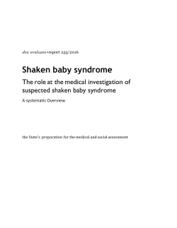 Shaken baby syndrome - Society for Pediatric Radiology