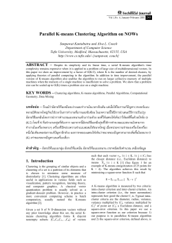 Parallel K-means Clustering Algorithm on NOWs