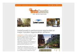 InstaCoustic`s performance applauded at major London
