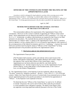 Officers of the United States Within the Meaning