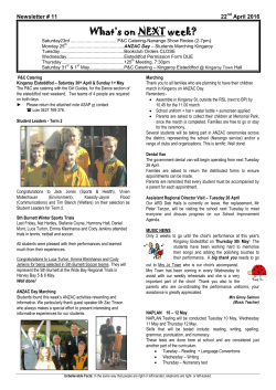 Newsletter-2016-04-22 - Coolabunia State School
