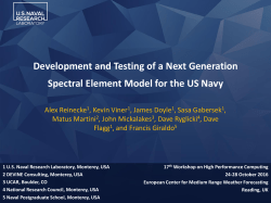 Development and Testing of a Next Generation Spectral Element