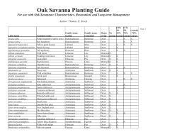 Planting list savanna.indd