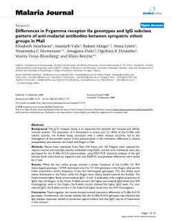 Differences in Fcgamma receptor IIa genotypes and IgG subclass