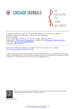 Is Indeterminism the Source of the Statistical Character of