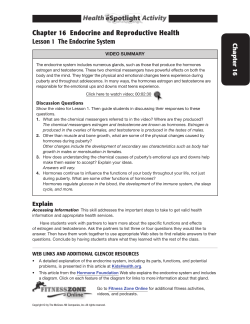 Chapter 16 Endocrine and Reproductive Health