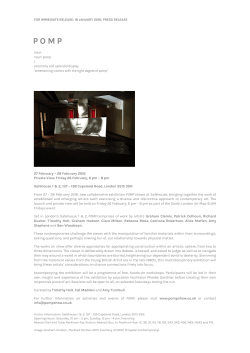 Graham Hudson in POMP press release