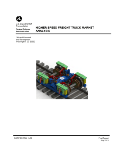 High Speed Truck - Market Analysis