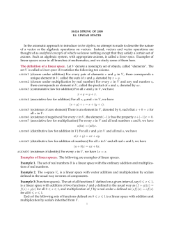 In the axiomatic approach to introduce vector algebra, no attempt is