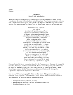 Mallory The Odyssey Book 9: Epic Introduction When we first meet