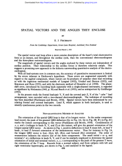 spatial vectors and the angles they enclose - Heart