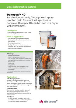 Denepox&trade; 40 An ultra low viscosity, 2