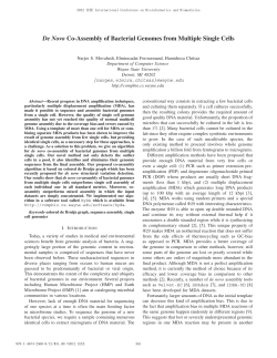 De Novo Co-Assembly of Bacterial Genomes from Multiple Single