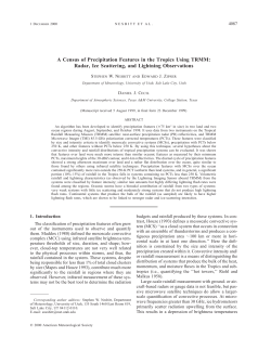 A Census of Precipitation Features in the Tropics Using TRMM