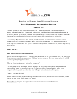 participation in voucher programs