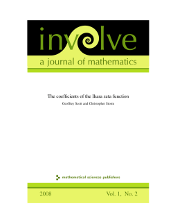 The coefficients of the Ihara zeta function