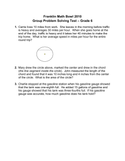 Franklin Math Bowl 2010 Group Problem Solving Test