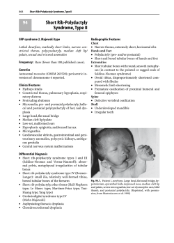 94 Short Rib-Polydactyly Syndrome, Type II